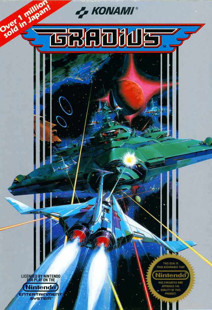 Gradius (NES) box